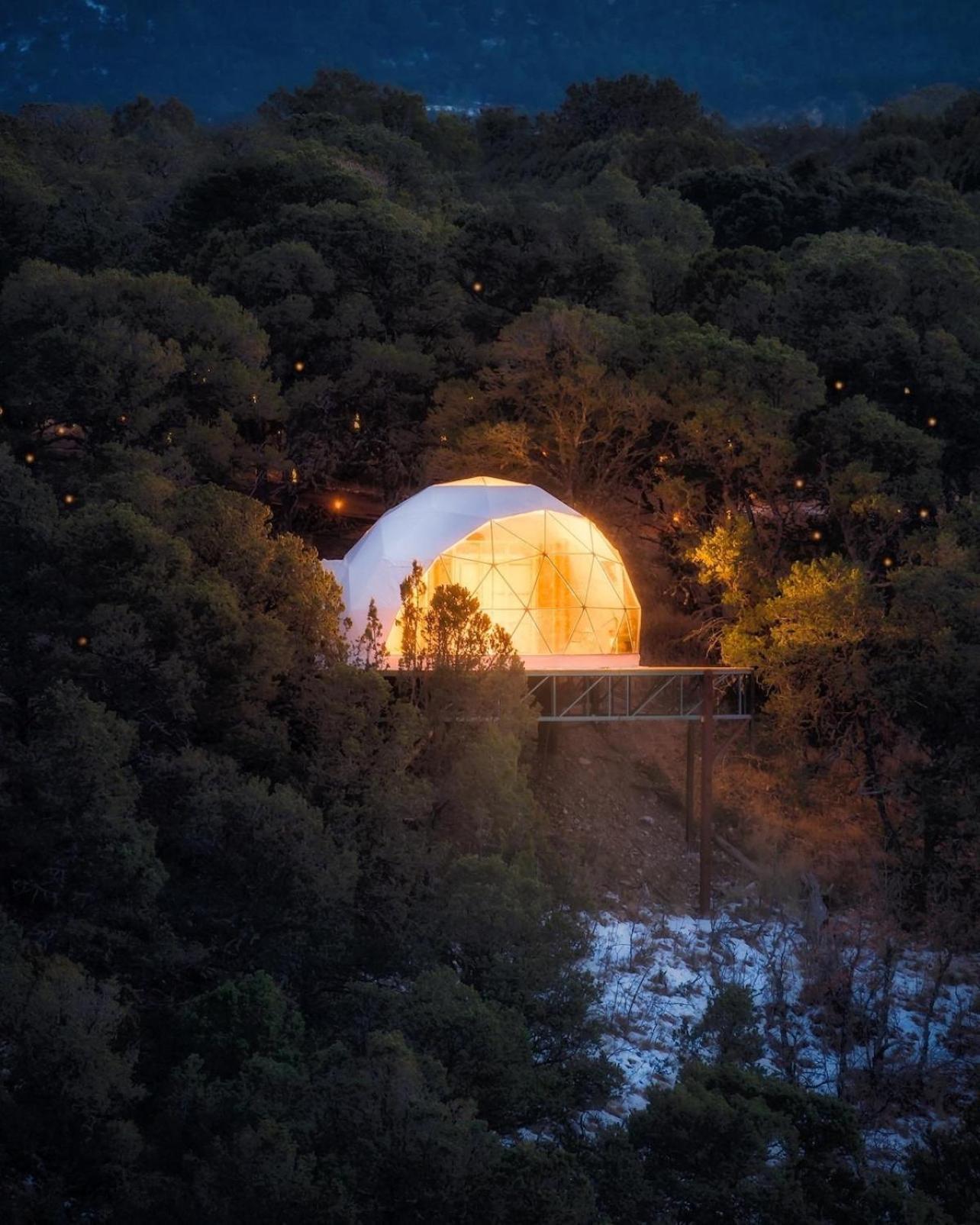 Zia Geo Dome At El Mistico Ranch, Glamping Villa Nogal Luaran gambar